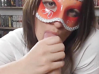 POV Masked Blowjob Here
